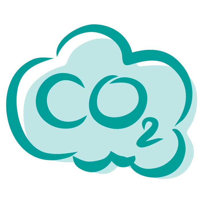 CO2 einsparen Icon