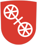 Trinkwasser und Wappen Mainz
