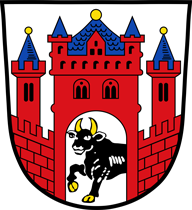 Trinkwasser und Wappen Ochsenfurt