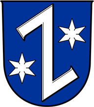 Trinkwasser und Wappen Rüsselsheim