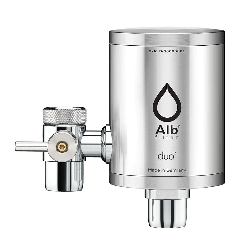 Alb DUO Wasserfilter Wasserhahn-in Silber